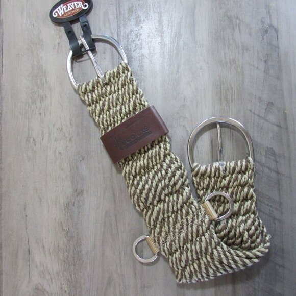 Weaver Ecoluxe 27 Strand Straight Bamboo Cinch Girth - Tan/Brown - Picture 2 of 2